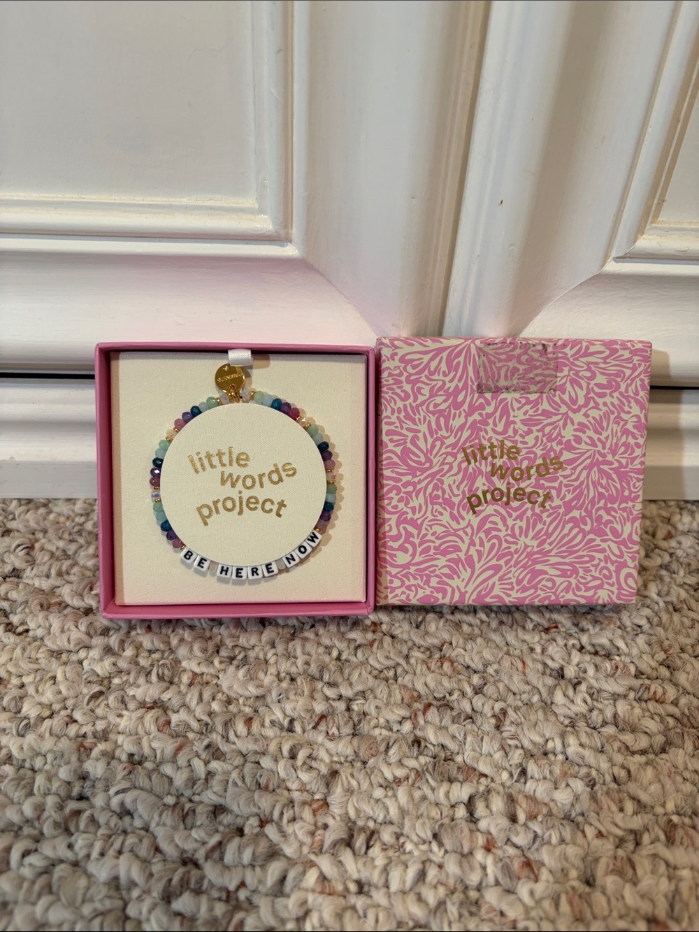 Little Words Project Multicolor 'Be Here Now' Bracelet